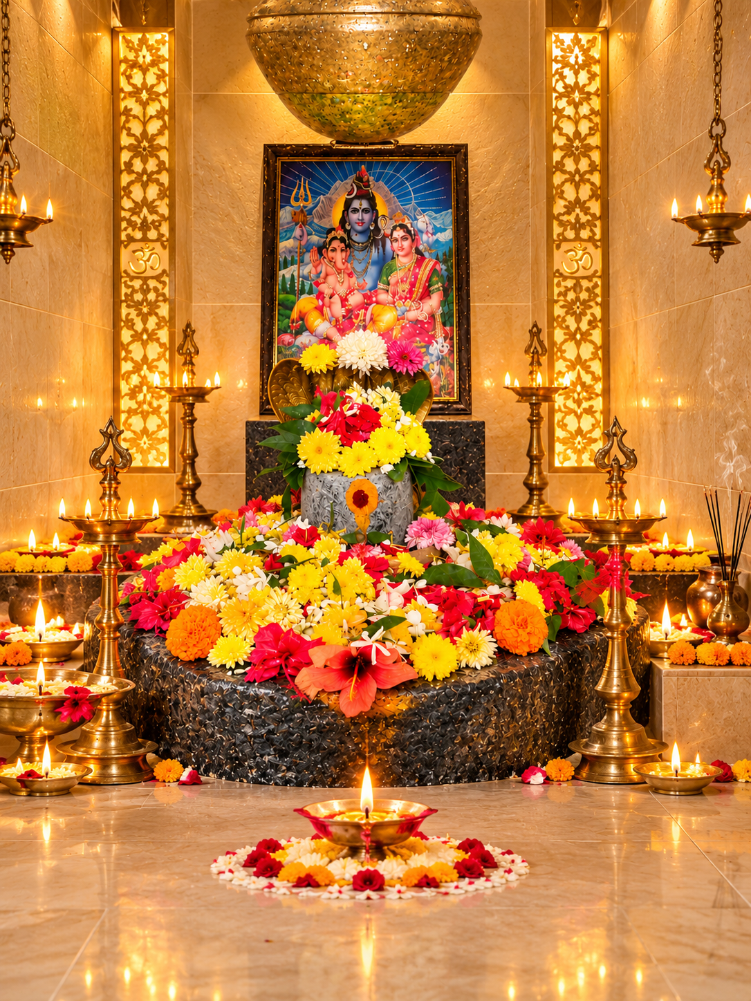 Sri Guha Lingeswara Swamy Lingam Logo